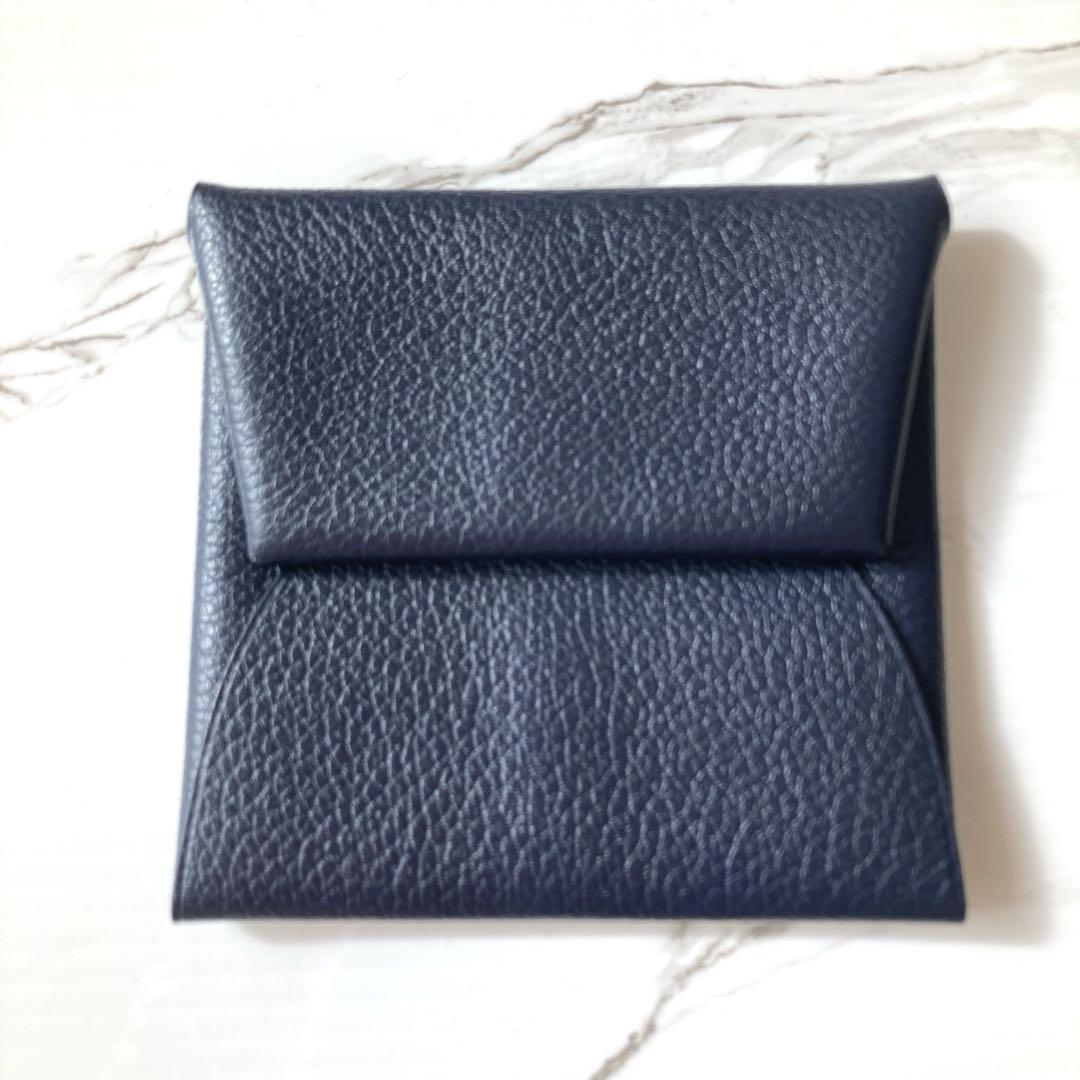 極美品❣️HERMES（エルメス) バスティア コインケース ブラック D刻印