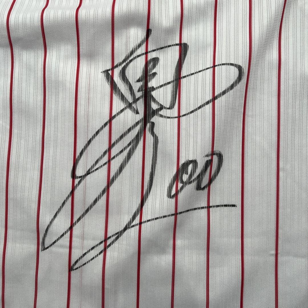東京ヤクルトスワローズ 刺繍ユニフォーム 56 奥村　サイズL