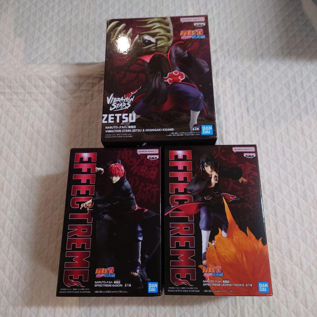 NARUTO 疾風伝 フィギュア 暁 ゼツ イタチ サソリ 3点セット④ NARUTO 疾風伝 フィギュア 暁 ゼツ イタチ サソリ 3点セット④
