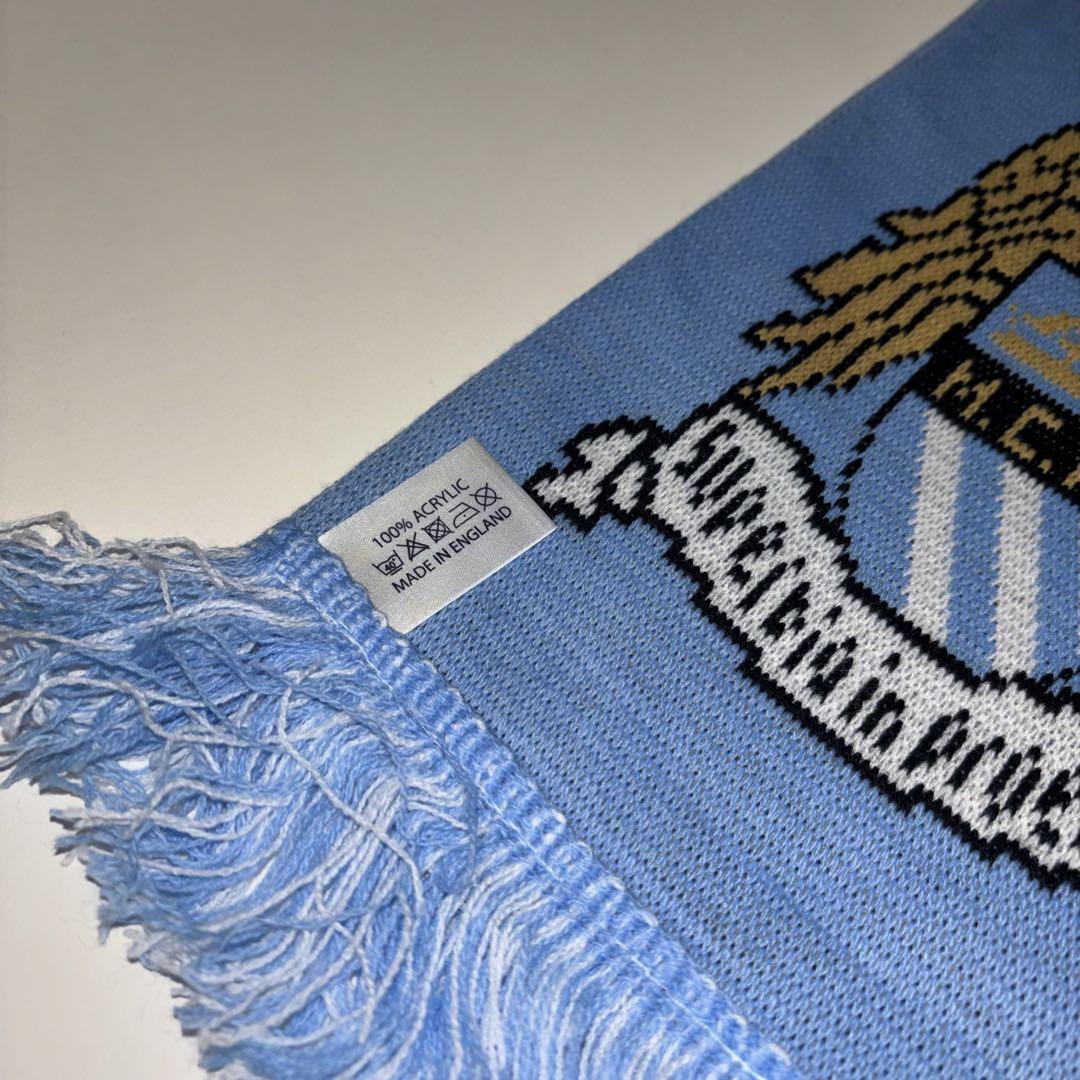 新品 Manchester City 旧ロゴ サッカーマフラー　マンチェスター