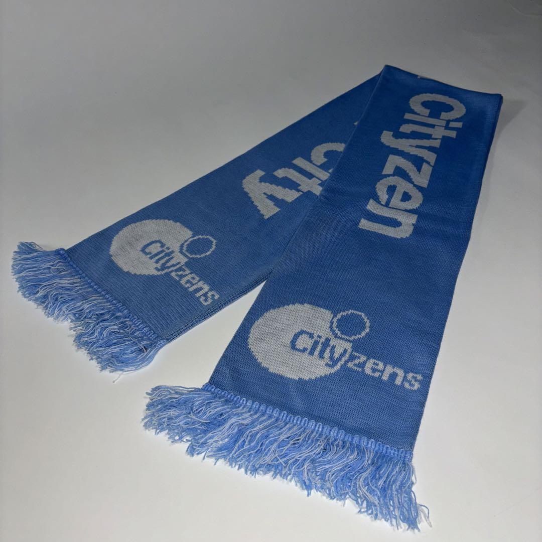 新品 Manchester City 旧ロゴ サッカーマフラー　マンチェスター