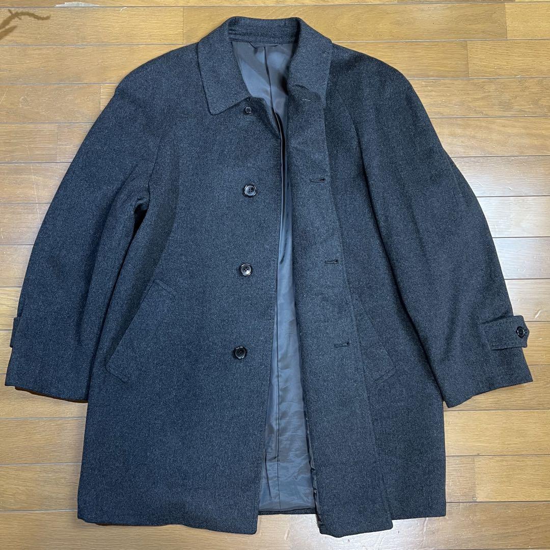 FUKAKI KEORI ステンカラーコート カシミヤ100% 高級 グレー