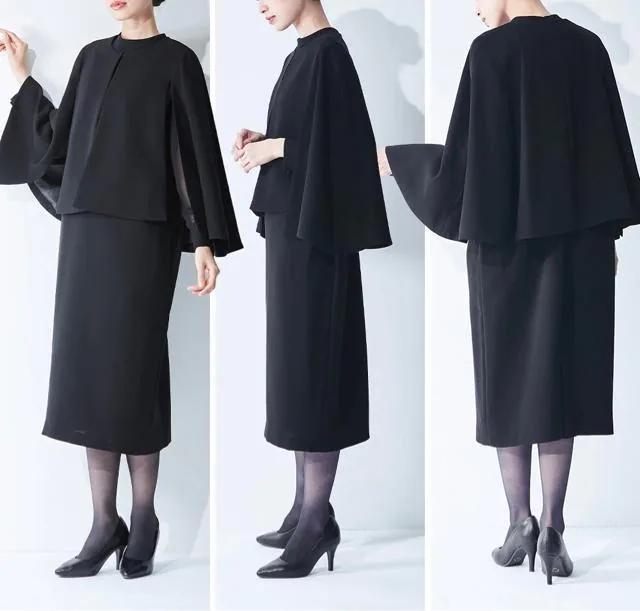 45%割引ファッションなデザイン 新品☆4L 黒系 日本製・ブラック