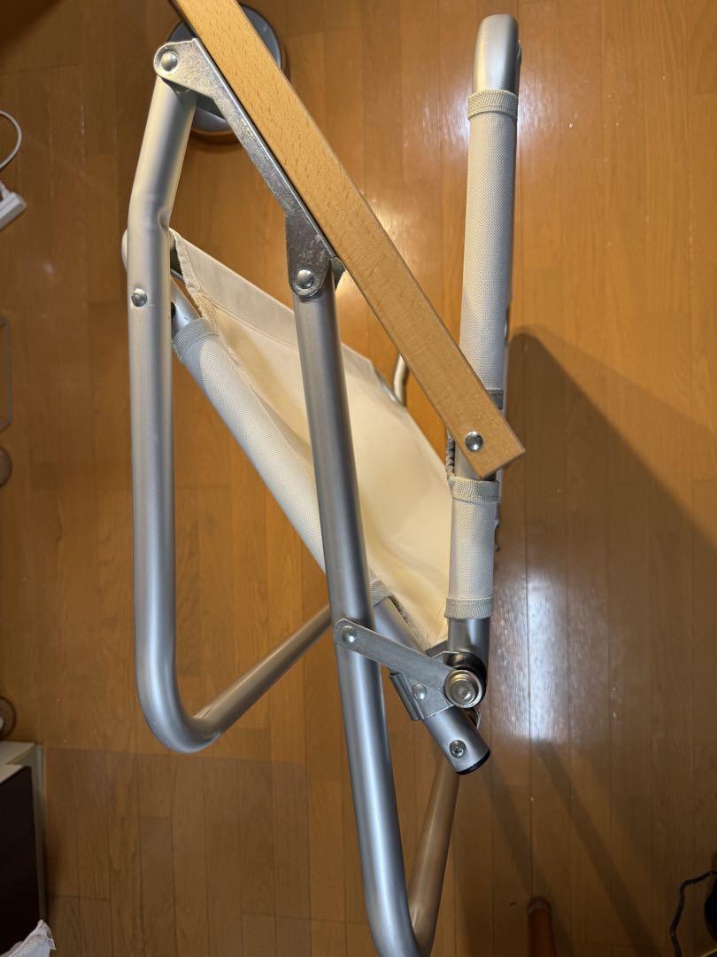 無印良品　廃盤品　室内のみ使用　軽量アルミ折りたたみチェア　レア