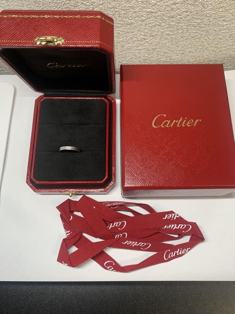 Cartier C de Cartier ウェディングバンド　プラチナリング