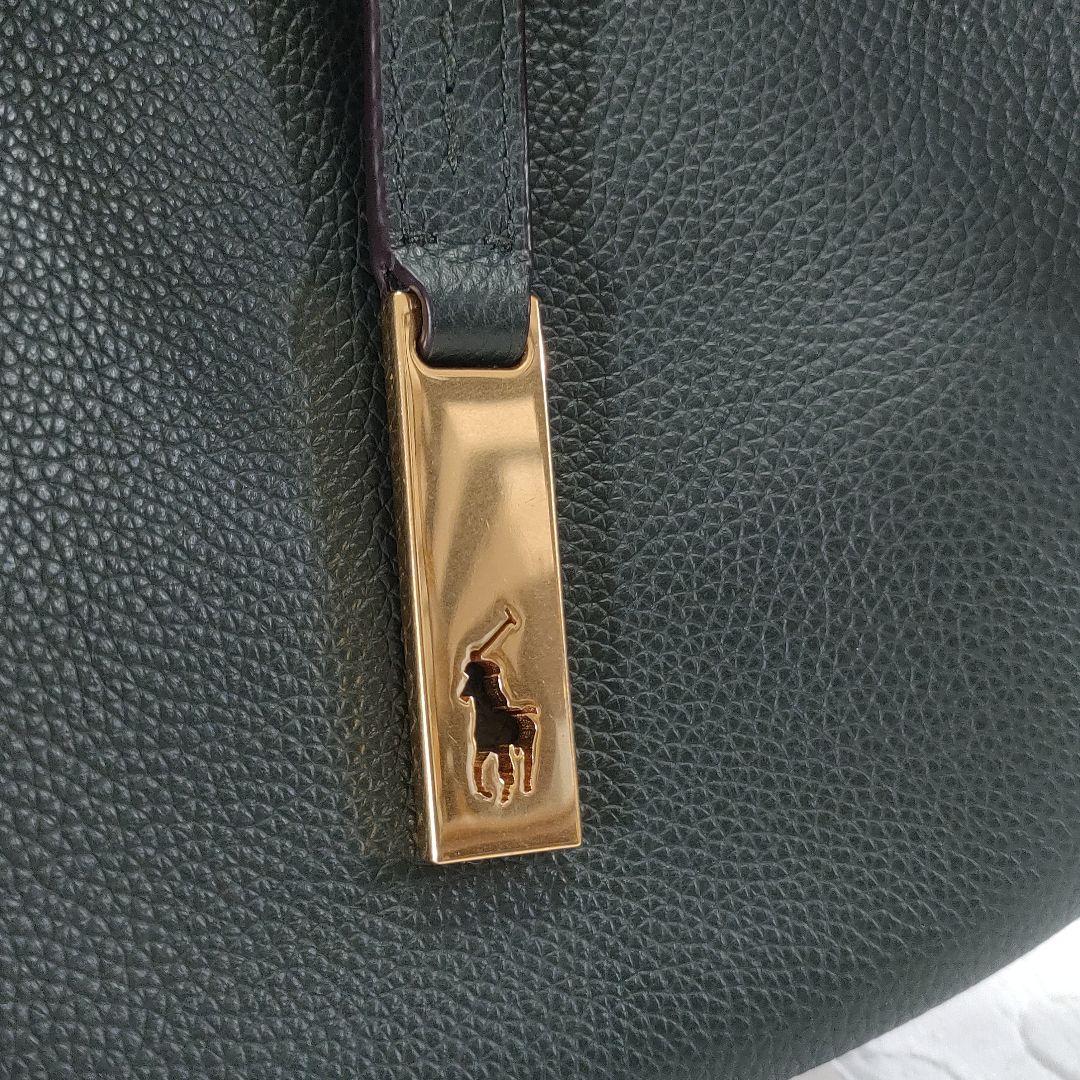 極美品✨ポロバイラルフローレン ワンショルダー ハーフムーン