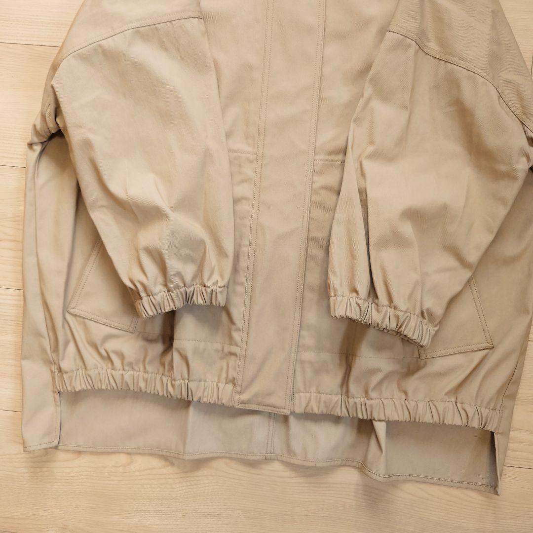 Max Mara　コットンギャバジン ボンバージャケット　　ベージュ