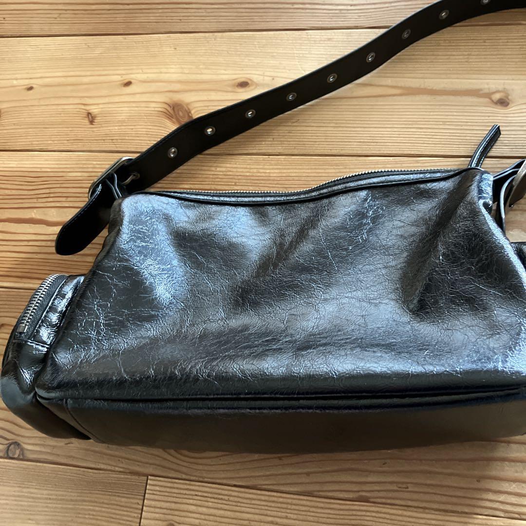 新品未使用　JEANASIS ブラック ショルダーバッグ