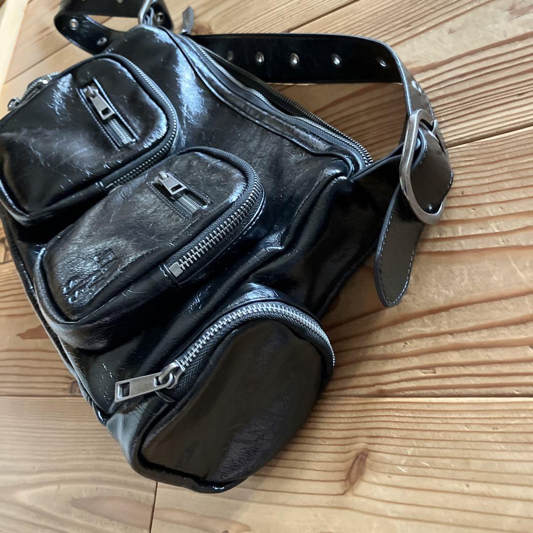 新品未使用　JEANASIS ブラック ショルダーバッグ