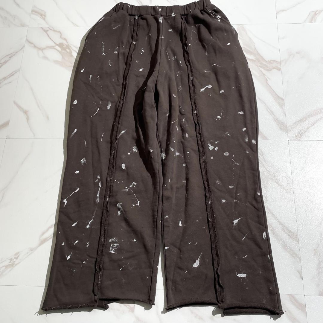 25ss　FR(13)NDS　フレンズ　ペイント　ワイド　プリーツ　スウェット