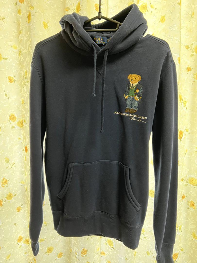 Polo Ralph Lauren ポロベア刺繍パーカー XS ネイビー