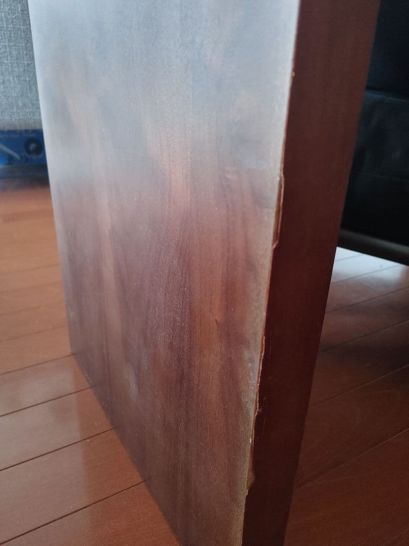 ダークブラウン 木製 カウンターボード　ハイテーブル　棚