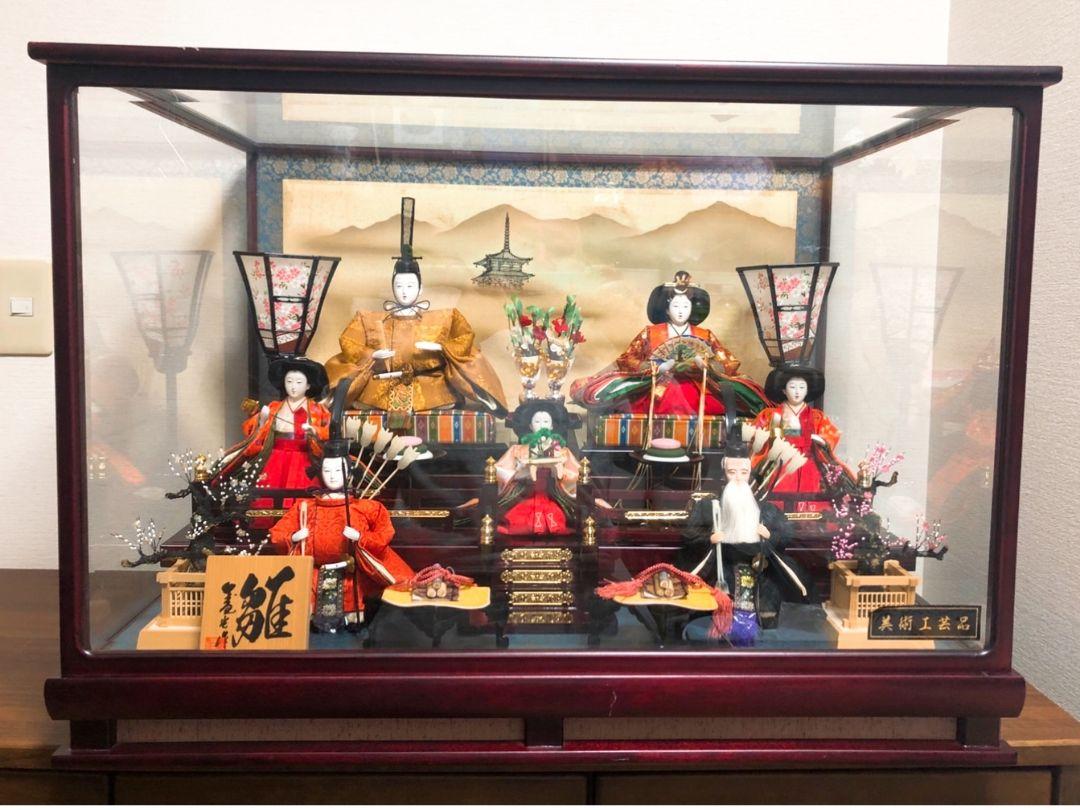 【美品】雛人形 七人 増村人形 ケース入り