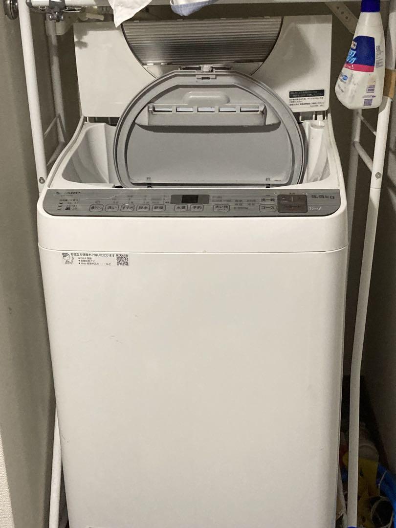 シャープ　SHARP　乾燥機能付き洗濯機