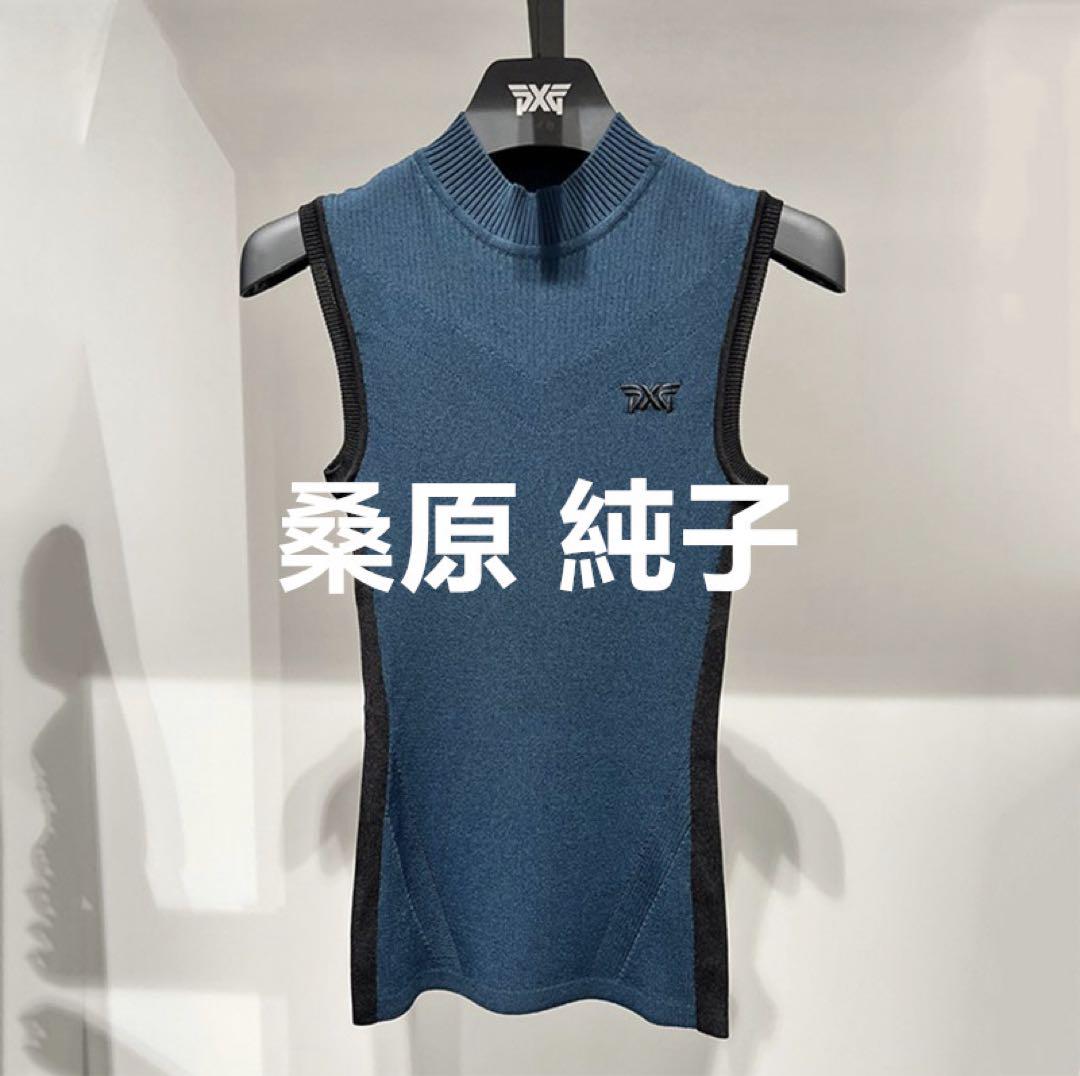 PXG ゴルフ レディース トップス ニットベストゴルフウェア2色