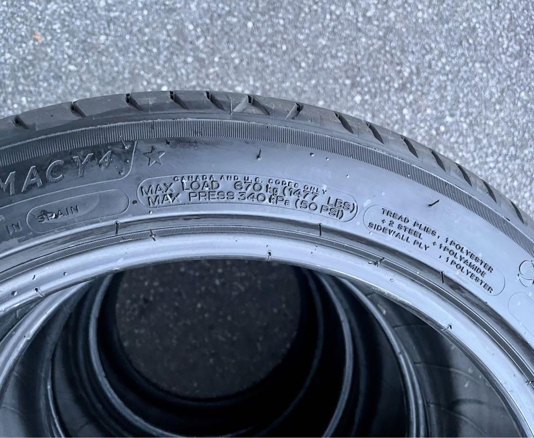 ミシュラン PRIMACY4 225/45R17 2023年製 4本 送料込