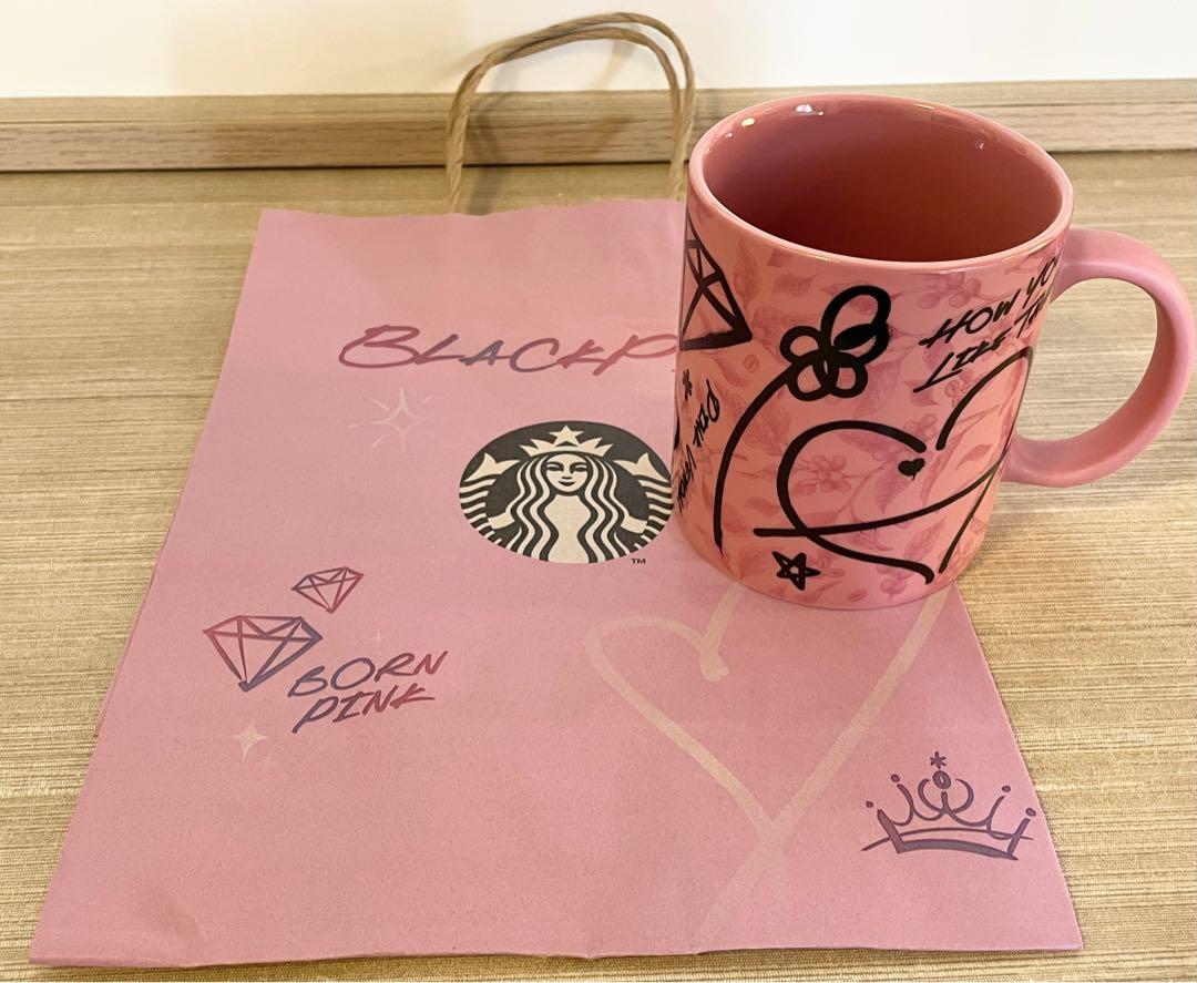 BLACKPINK Starbucksコラボ マグカップ新品未使用 スターバックス×ブラックピンクコラボマグカップ2023年海外限定