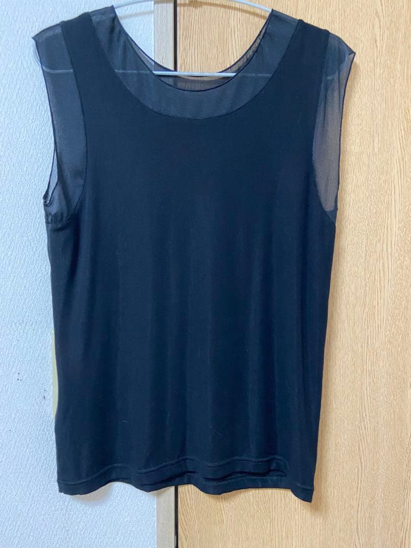 CONSISTER SOFT SHEER TANK BLK