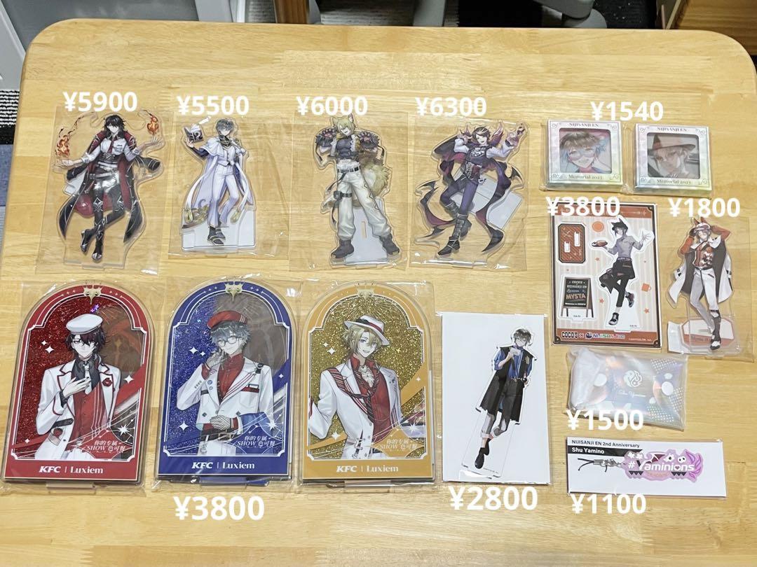 にじさんじEN おまとめ売り ヴォックス ミスタ アイク ルカ シュウ