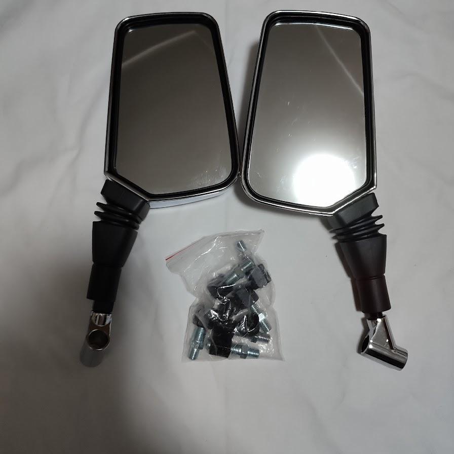 【楽天市場】【 2本セット 左右共通 】 タナックス TANAX ナポレオン ナポミラ シャークミラー6 ハンドルマウントミラー ネジ径10mm  NA-013 AOS3 ショートステー RAYSAVE 新保安基準適合 CBR400R CB400SB YZF-R25 CBF1000 CBR250R  Ninja250 