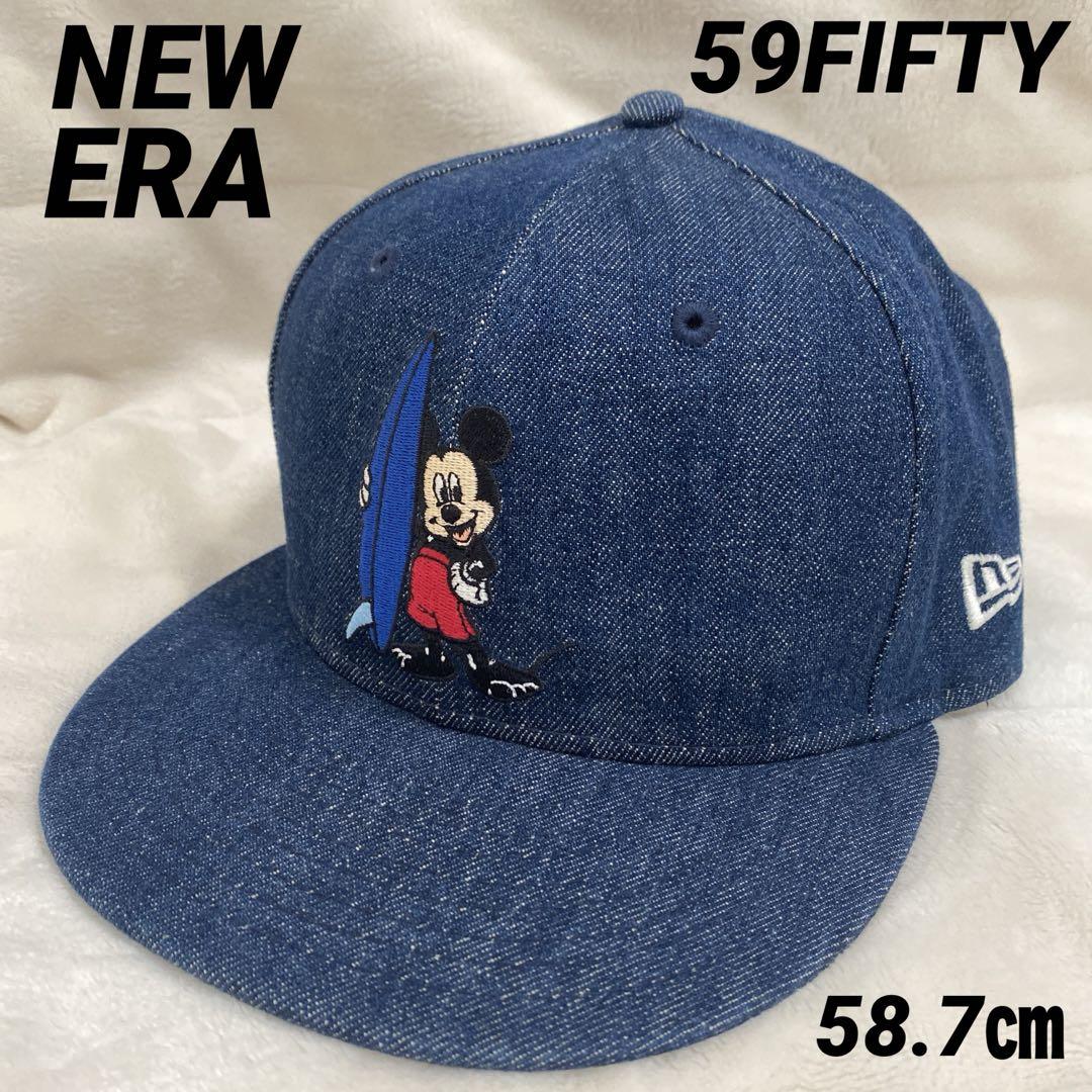 【ニューエラ×ディズニー】59FIFTY　ミッキーマウス　デニム　58.7㎝