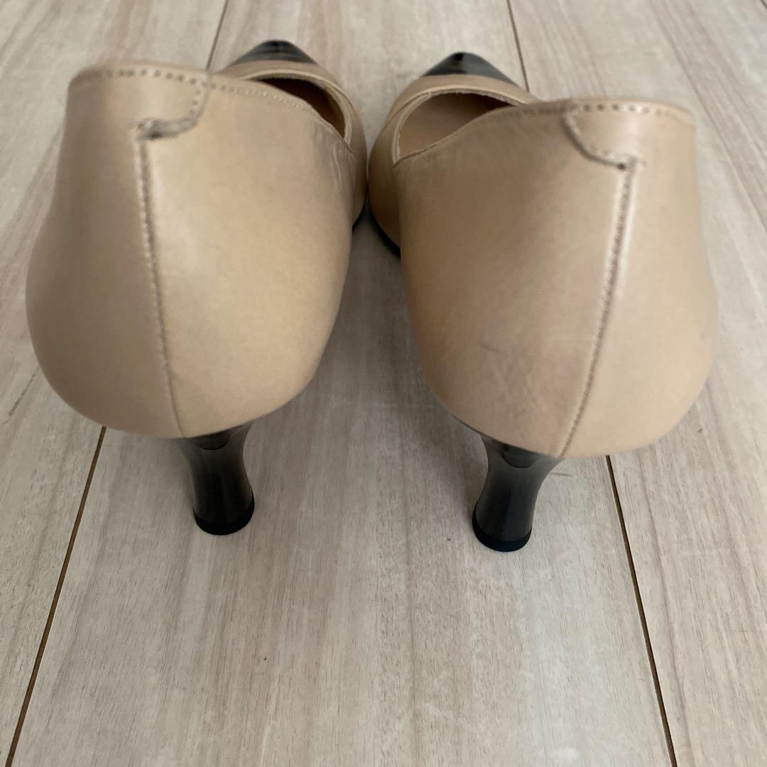 ⭐️美品⭐️ パンプス 24.5cm ベージュ エレガンス卑弥呼
