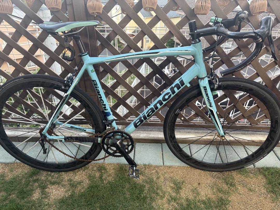 Bianchi via nirone 7 superteam ホイール700c