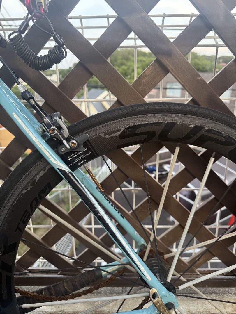 Bianchi via nirone 7 superteam ホイール700c