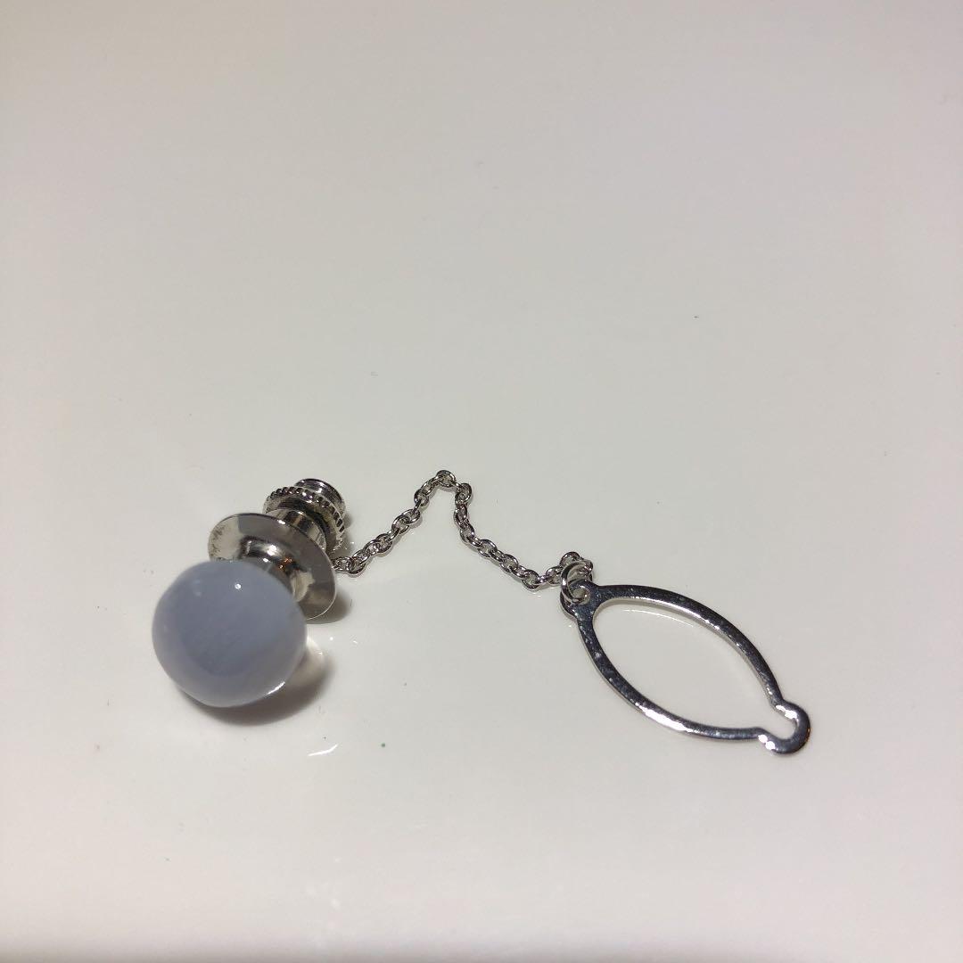 ネクタイピン　宝石付き