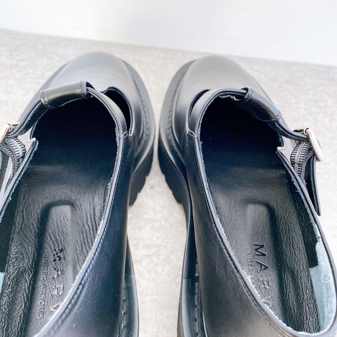 【極美品】MARW UNITED ARROWS Tストラップ ローファー