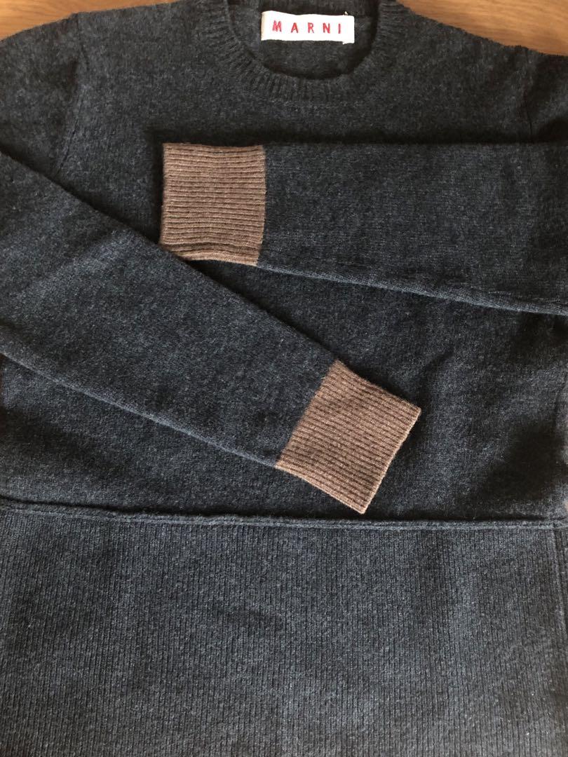 【美品】マルニ marni セーター　サイズ44　チャコールグレー　ユニセックス