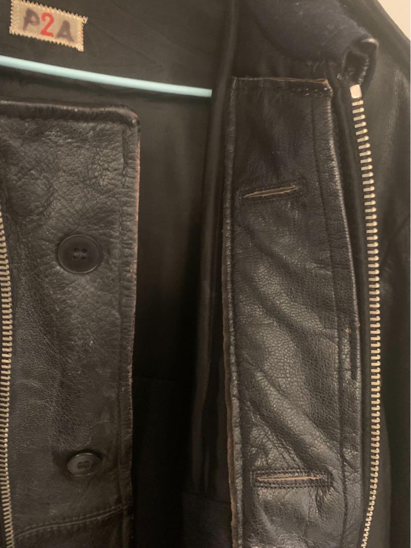 USED スウェーデン軍 1940-1950’s ゴートスキンレザー軍服