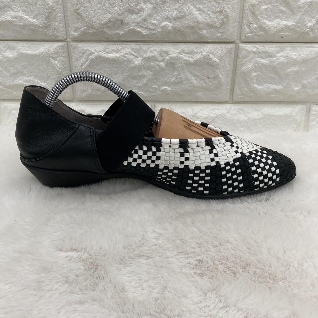 ❤美品❤fitfit フィットフィット ストラップパンプス バイカラー 24.5