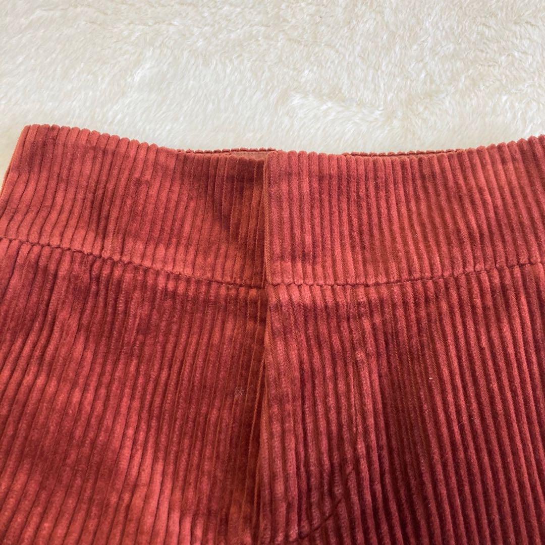 アラレ（美品）マルニ　コーデュロイ　ロングフレアパンツ　ガウチ（9930）