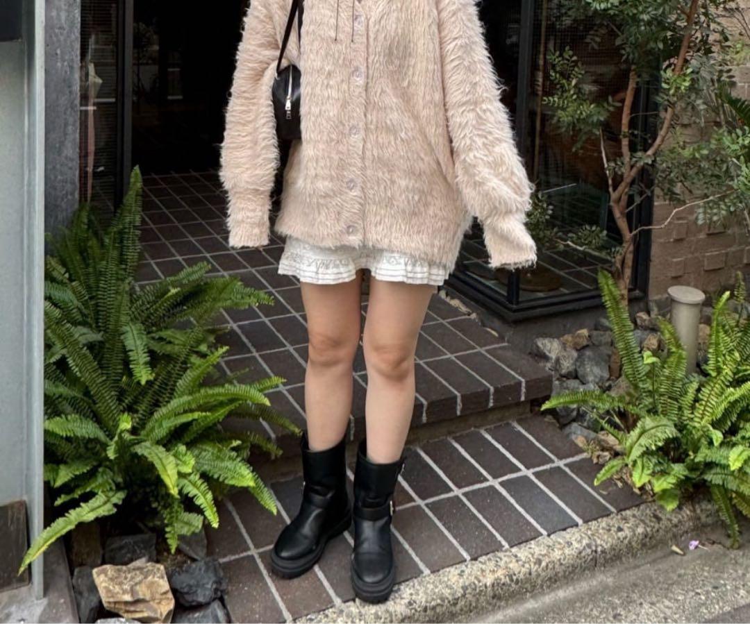 ［mline］レースミニスカート