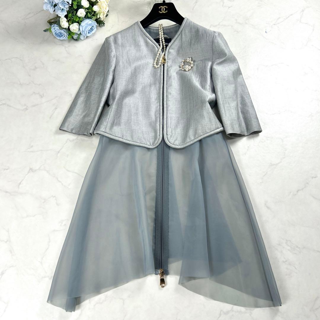 エンポリオアルマーニ ノー ジャケット ドッキングワンピース チュールL EMPORIO ARMANI