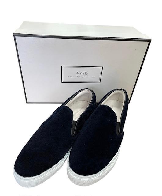 Ambムートンスリッポン サイズ39　新品26㎝　美品　特価新品 10,350円