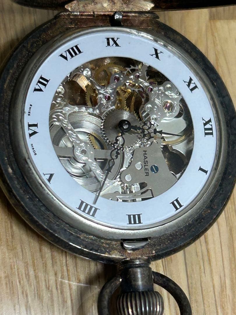 懐中時計 HASLER 手巻き