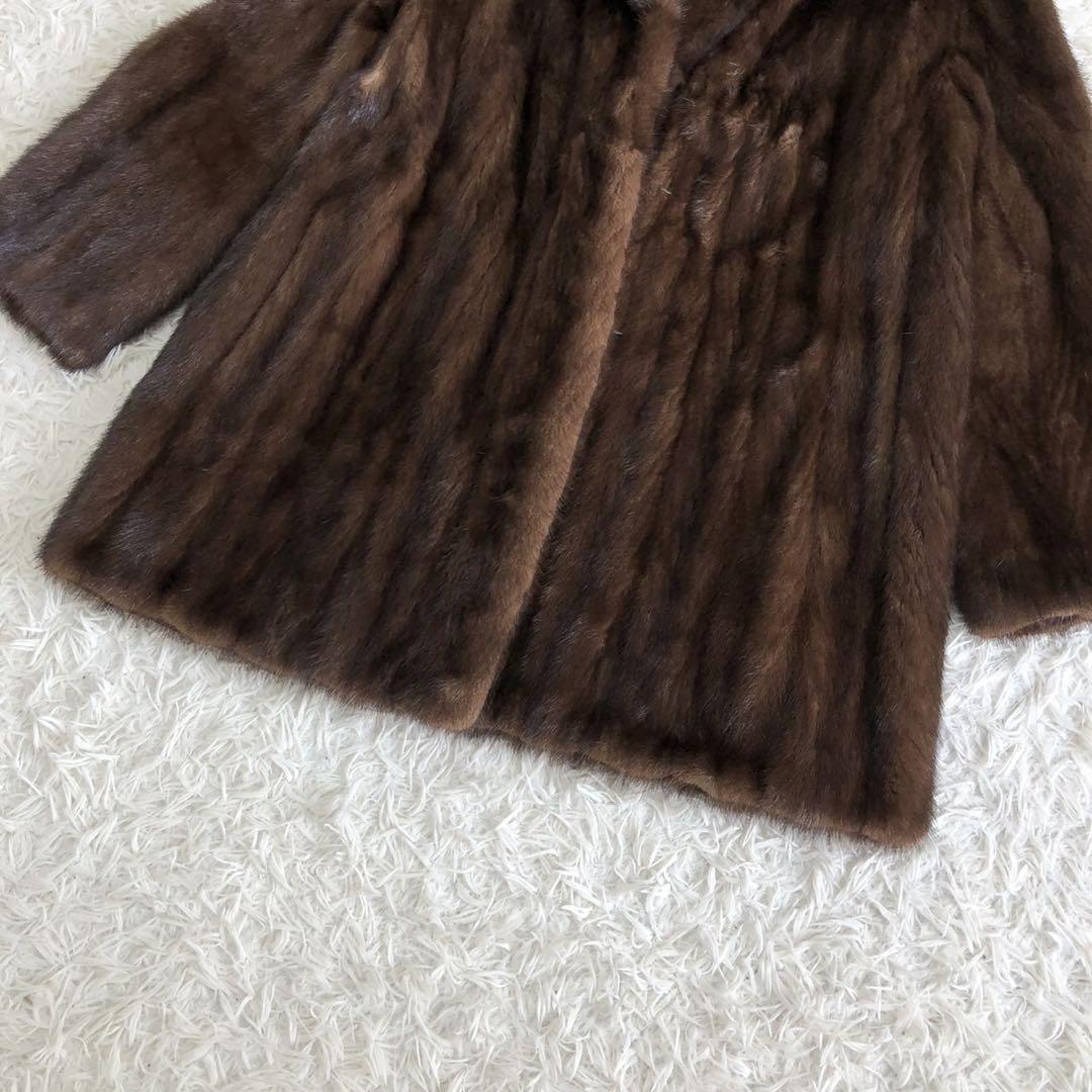 発掘 - 新登場ブランド ✨希少2XL✨SAIKATSU 毛皮コート デミバフミンク リアルファー ジャケット・アウター