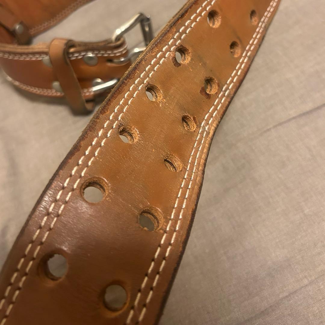 GOLD'S GYM プロレザーベルト ブラウン - メルカリ GOLD'S GYM プロレザーベルト ブラウン - メルカリ