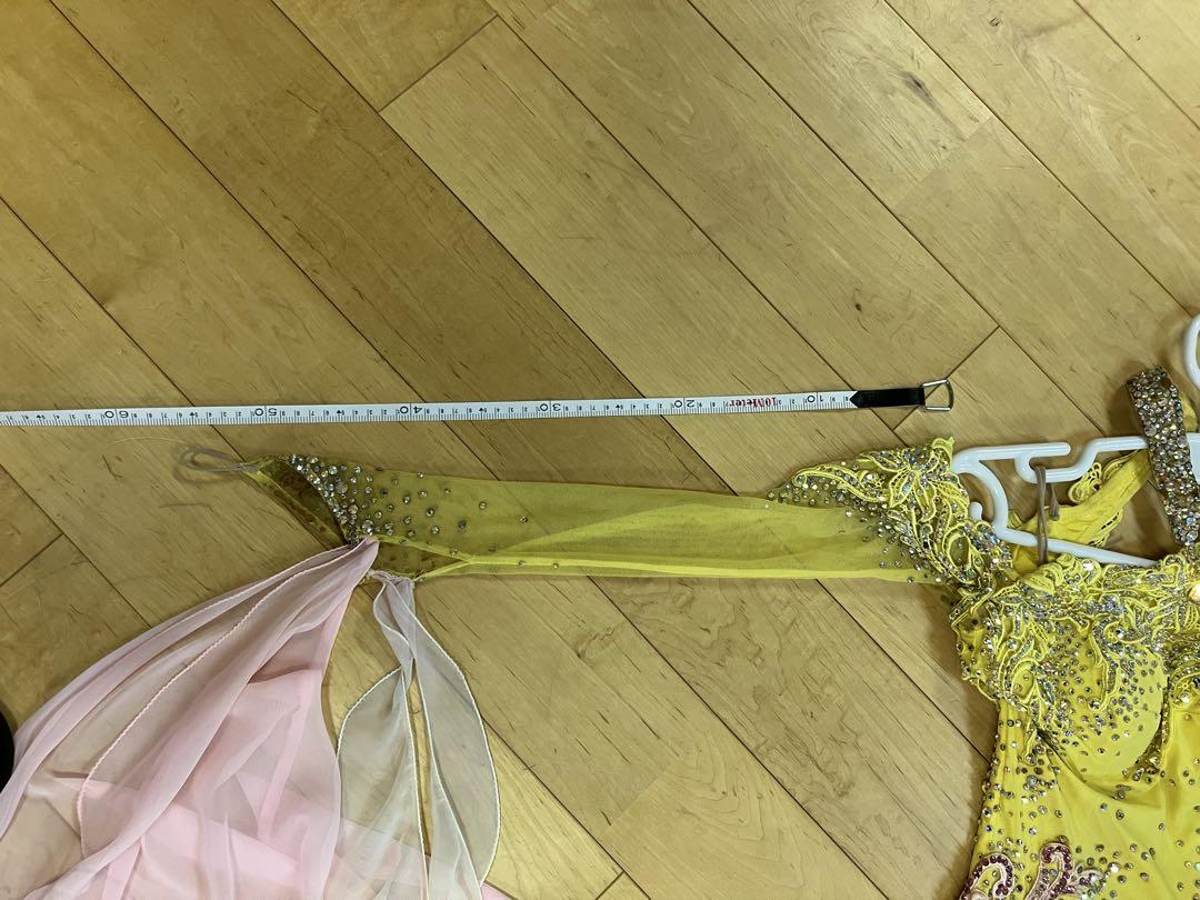 社交ダンス スタンダードドレス アトリエヒロコ S 7号 着丈122