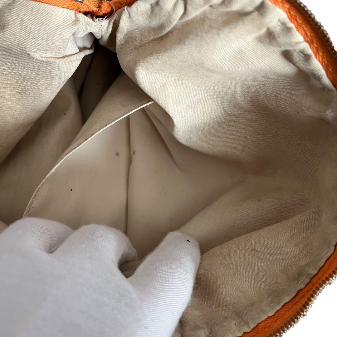 希少カラー】HERMES エルメス ボリードポーチPM コットン 山吹色
