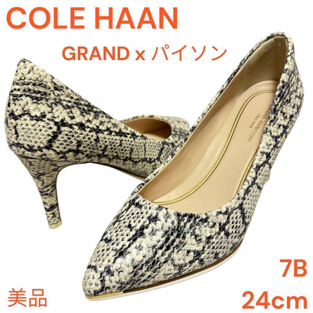 COLEHAAN コールハーン　パンプス　パイソン　GRAND 7B 24