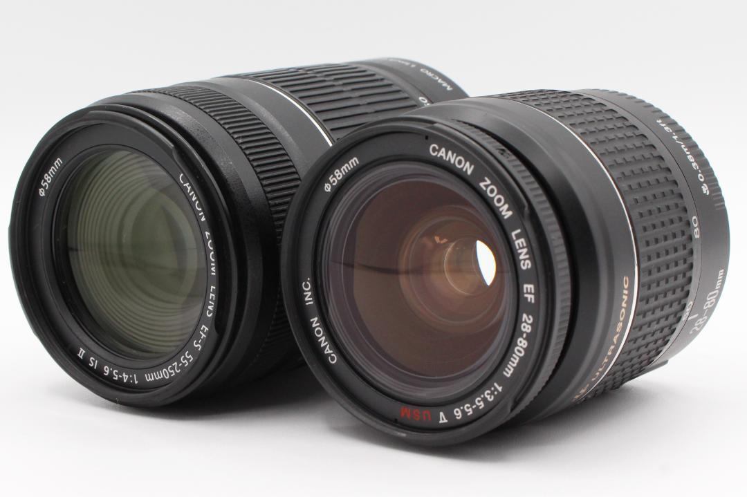 望遠レンズデビューに！CANON KISS X50 ダブルレンズ✨入門機に