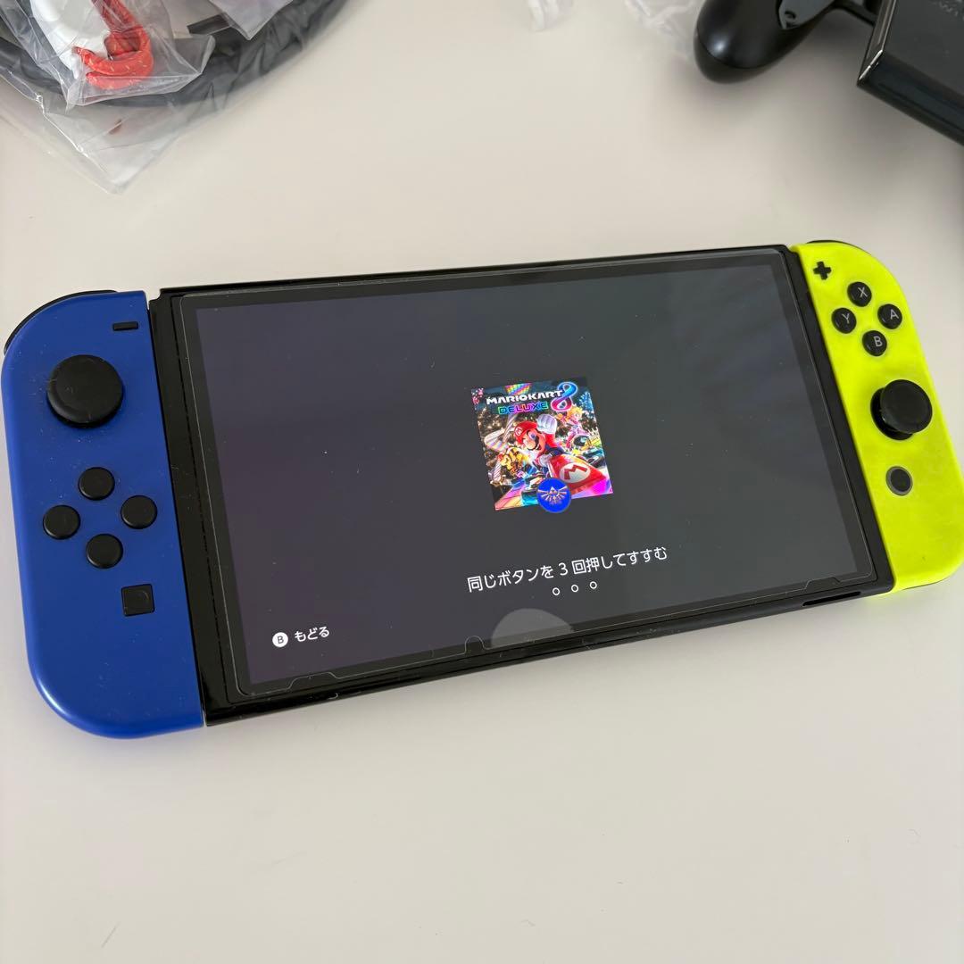 訳あり Nintendo Switch 有機EL スカーレット・バイオレット 訳あり Nintendo Switch 有機EL スカーレット・バイオレット