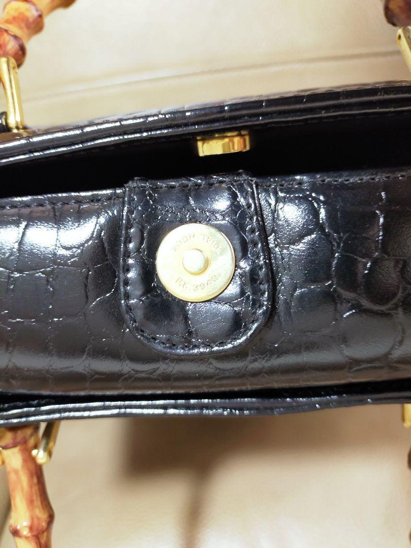 美品希少 VALENTINO CHRISTY ハンドルバッグ クロコダイル未使用
