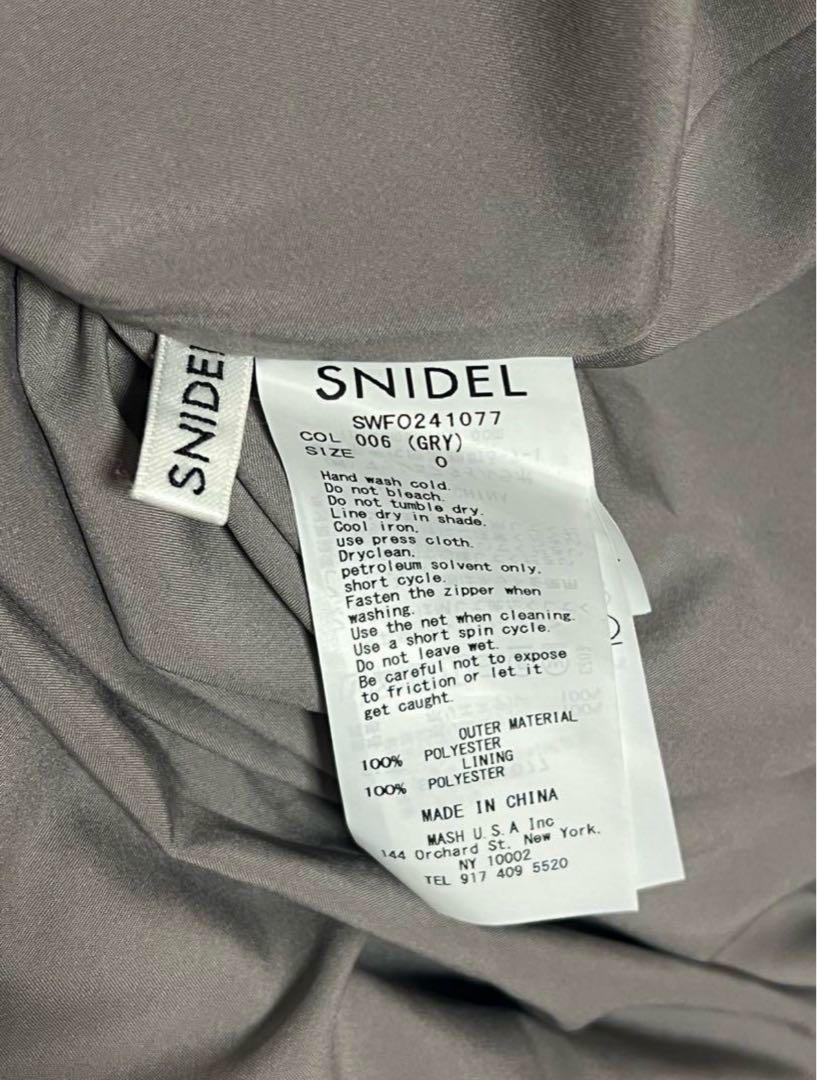 ショルダーリボンフラワーワンピース snidel 0