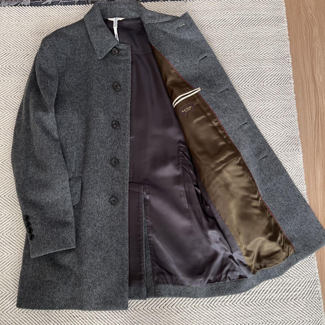 Paul Smith グレー ウールハーフコート