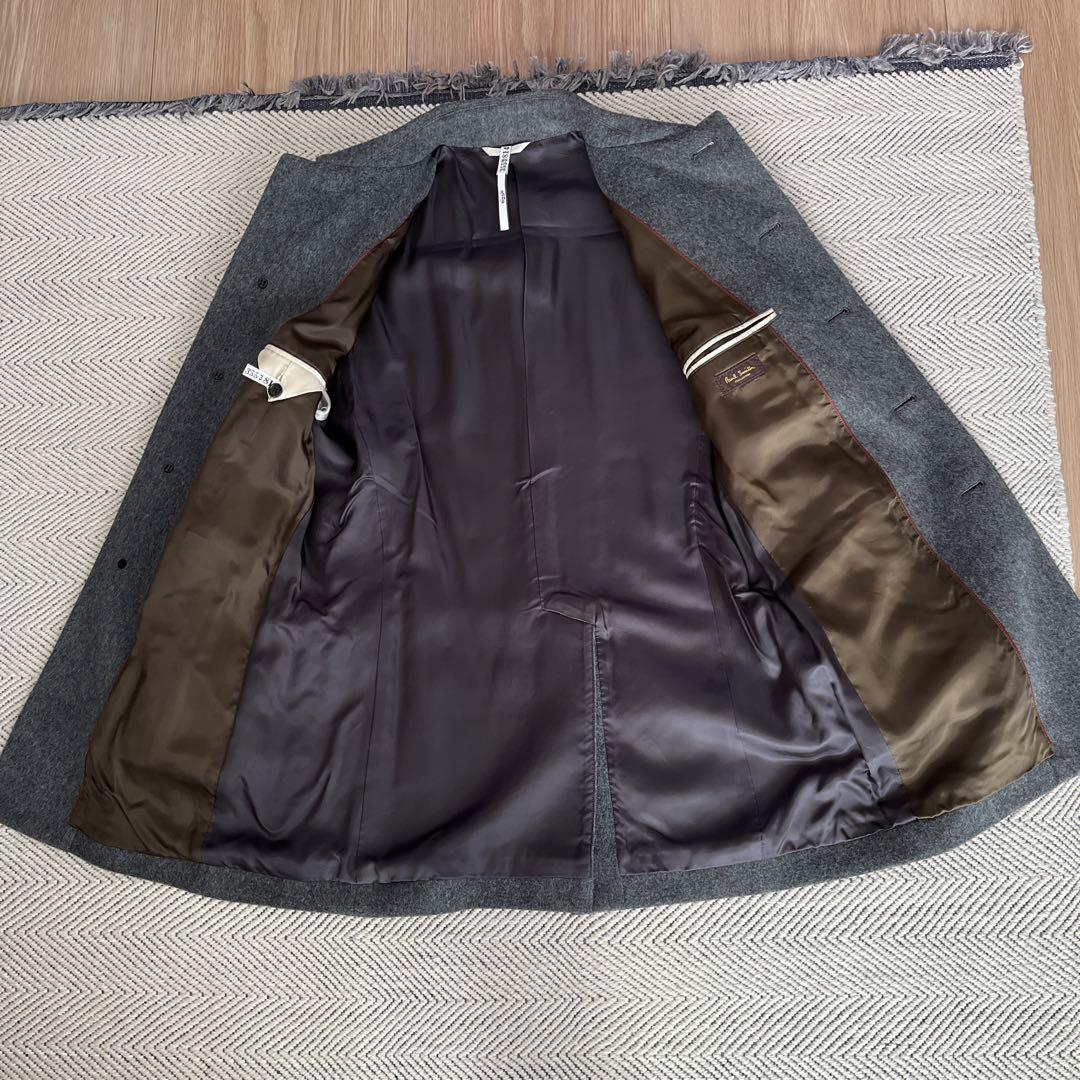 Paul Smith グレー ウールハーフコート