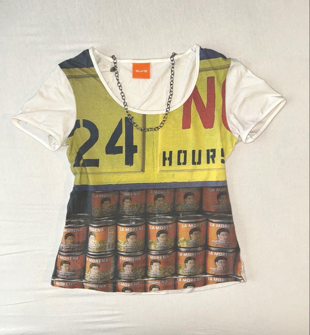 【PUTUMAYO】 y2k グランジ プリントピチtシャツ 人物柄 平成ギャル ❤︎ y2k 平成ギャル ピチtシャツ グランジ マクブリング 数字